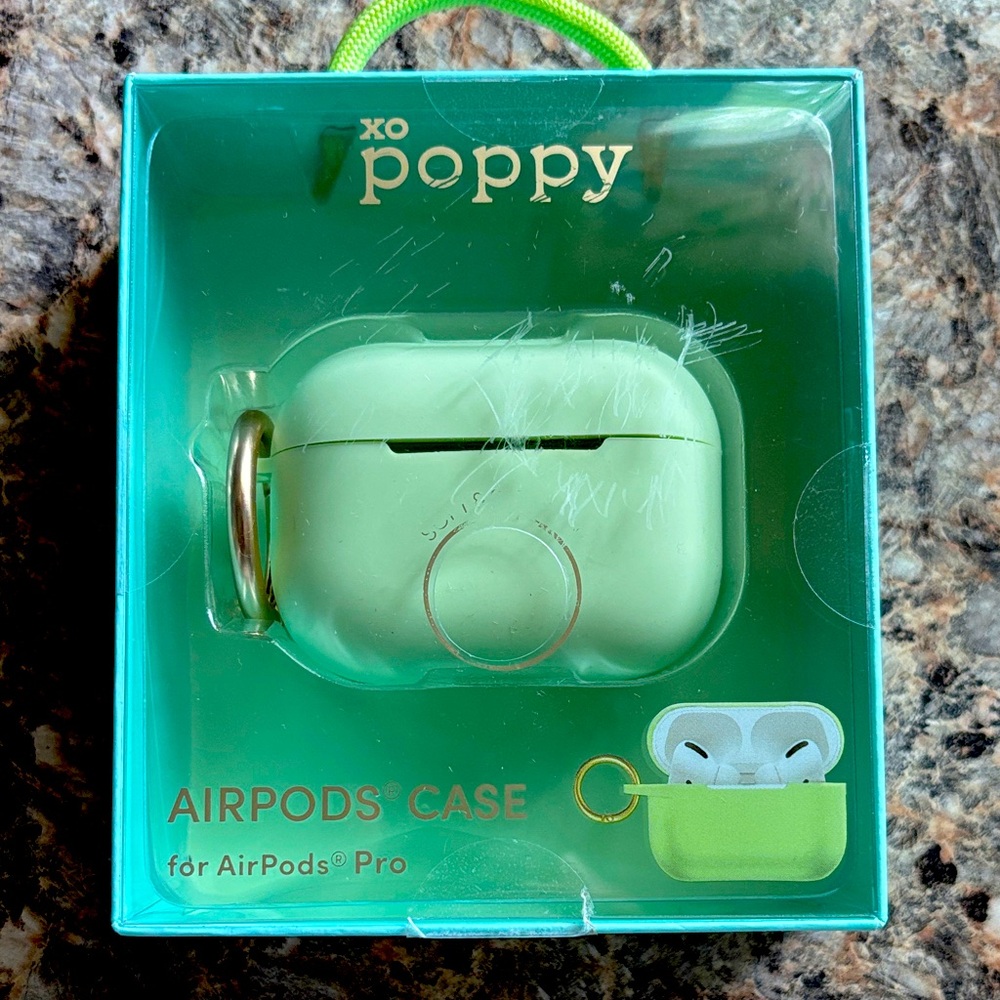 Poppy AirPods Pro Case Brand New Green
